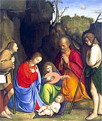 Giovanni Agostino da Lodi
 Adoration of the Shepherds
 1510