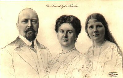 Hendrik, Wilhelmina en Juliana