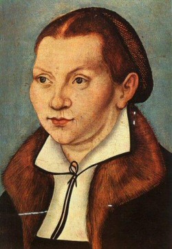 Katharina van Bora door Lukas Chranach de oude, 1529