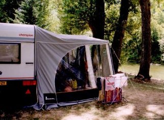 Onze caravan