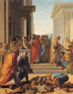 Paulus preekt in Efeze